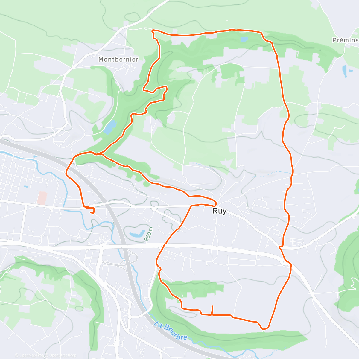 Карта физической активности (Tour de Ruy®)