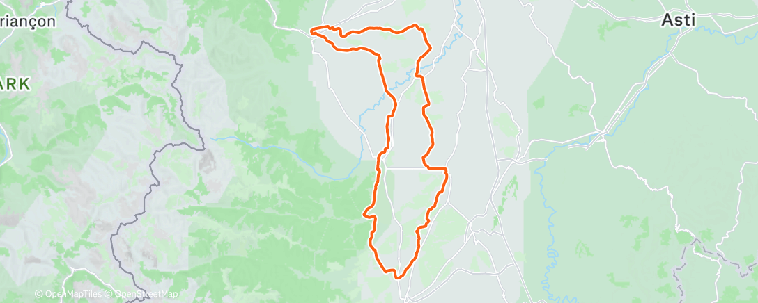 Map of the activity, Solstice Century nella Granda