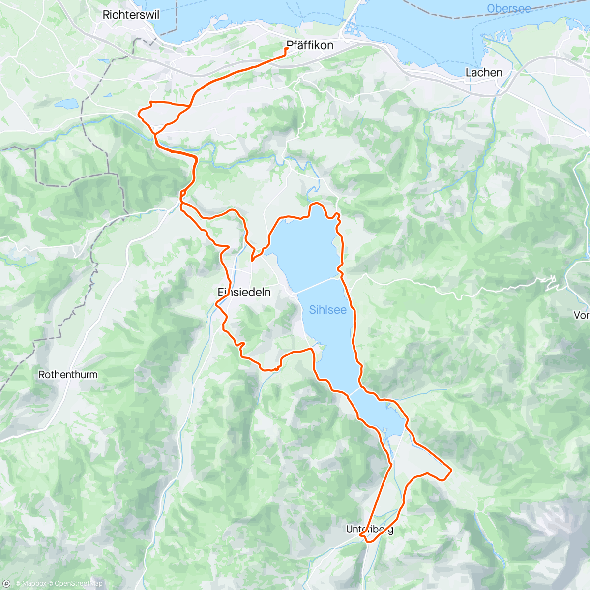 Map of the activity, Sihlsee mit Paps 🙂🙂