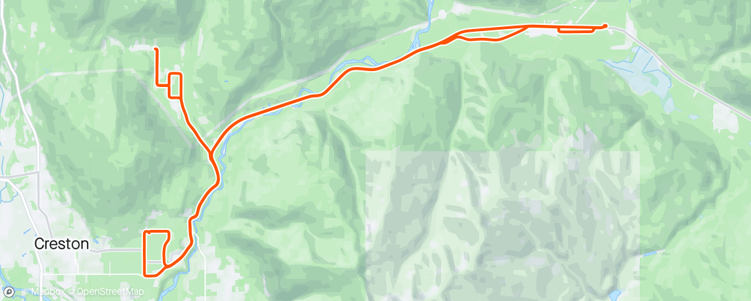 Map of the activity, Kidd Creek and Arrow Creek
