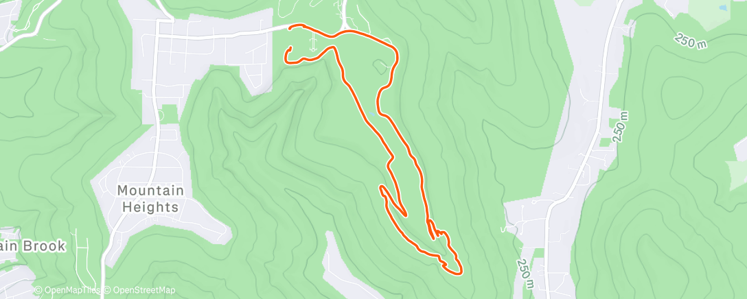 Map of the activity, Frozen Yeti   Had to walk it.