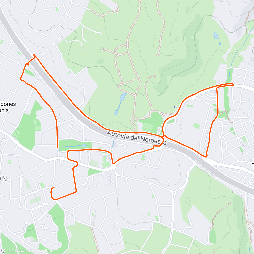Map of the activity