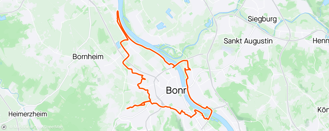 Map of the activity, Nachmittagsrunde