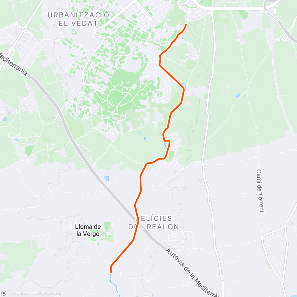 Map of the activity