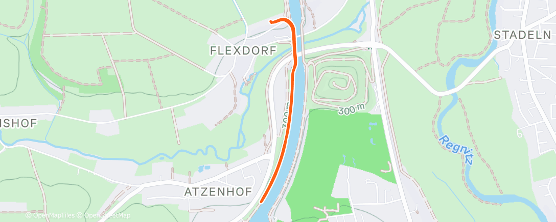 Map of the activity, Mittagspaziergang