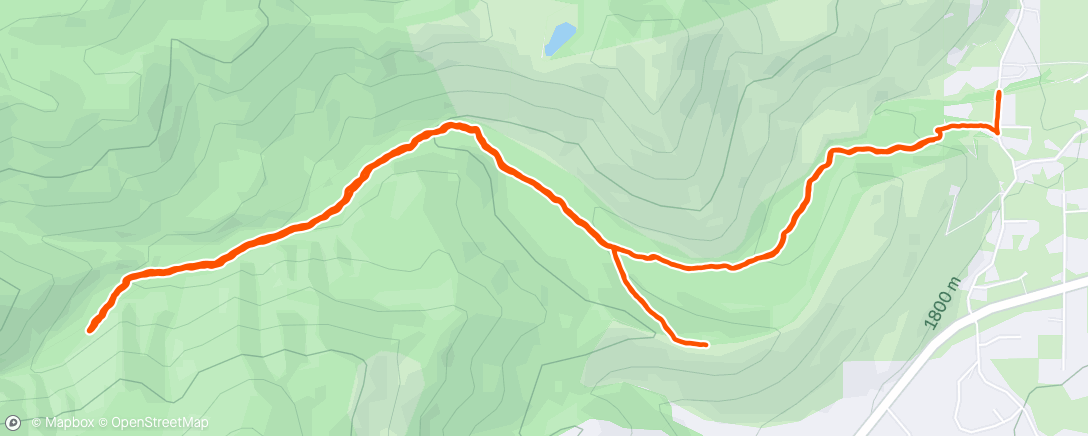 Map of the activity, Morning hike 🥾