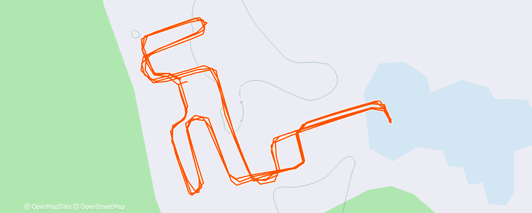 Map of the activity, Вахта VI d25: Кросс спокойно [t=-23C]