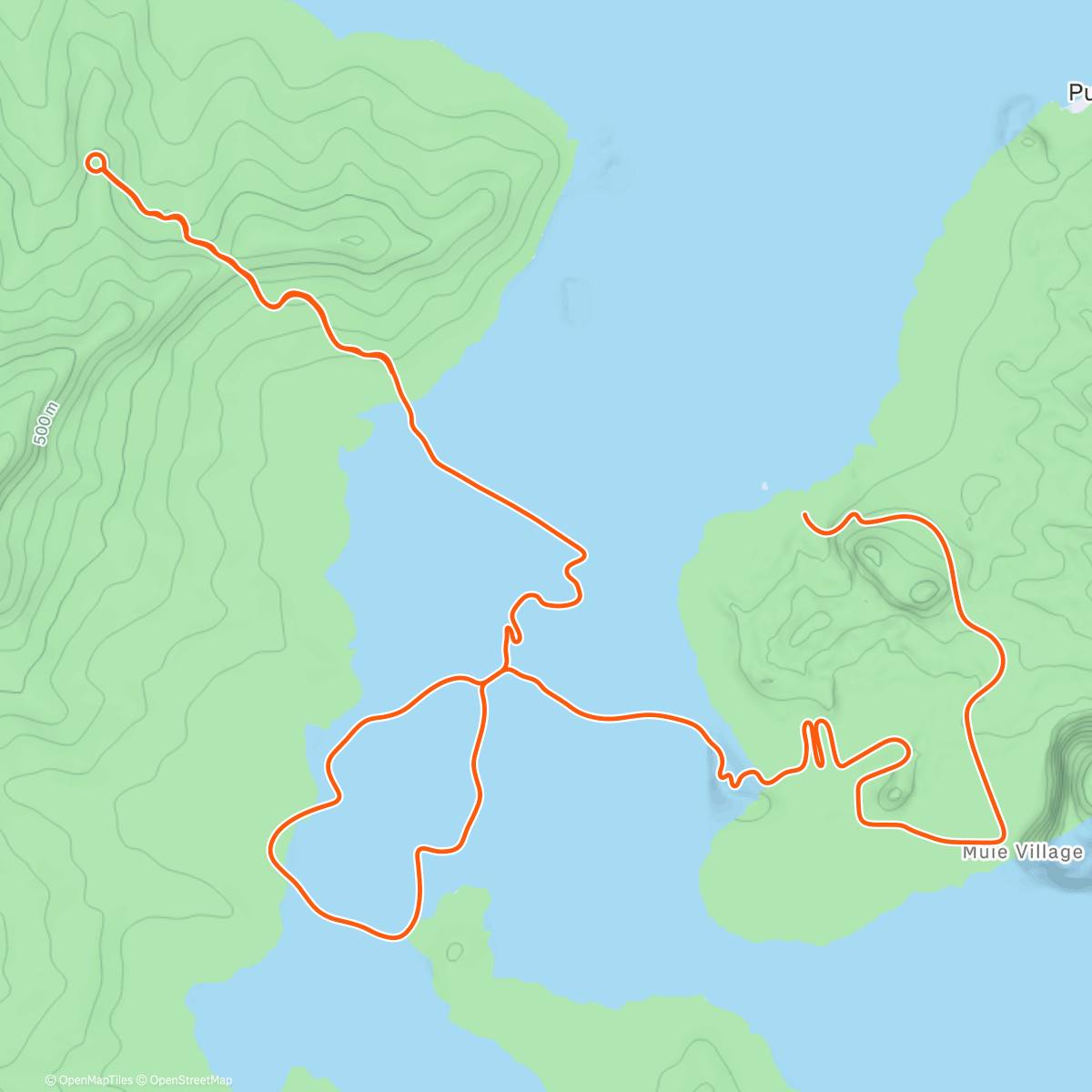Map of the activity, Zwift - Group Ride: Off The MAAP 2025: Stage 3 on Power to the Portal in Watopia