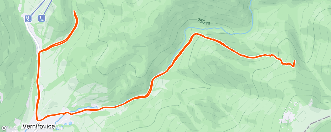 Mappa dell'attività Morning Trail Run