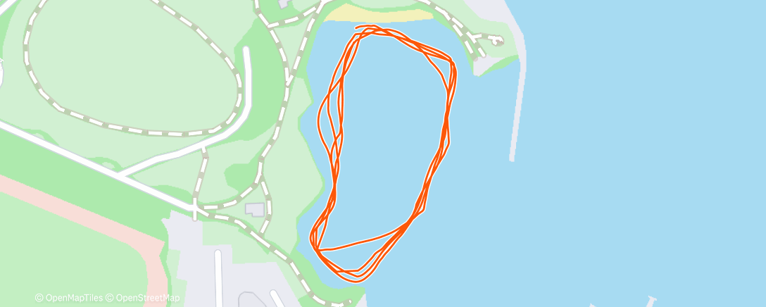 Karte der Aktivität „Morning Swim”