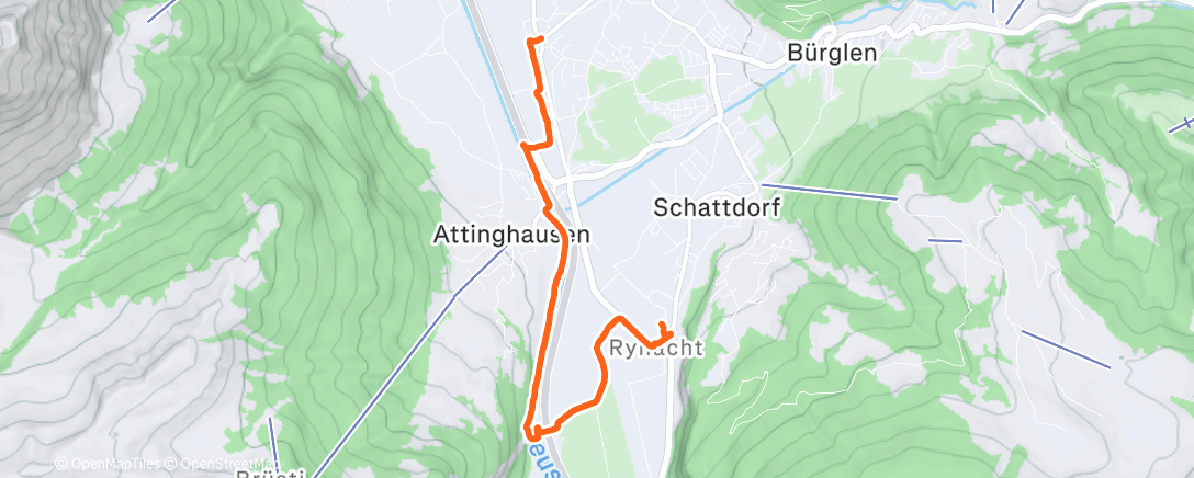 Карта физической активности (Dog Walk)