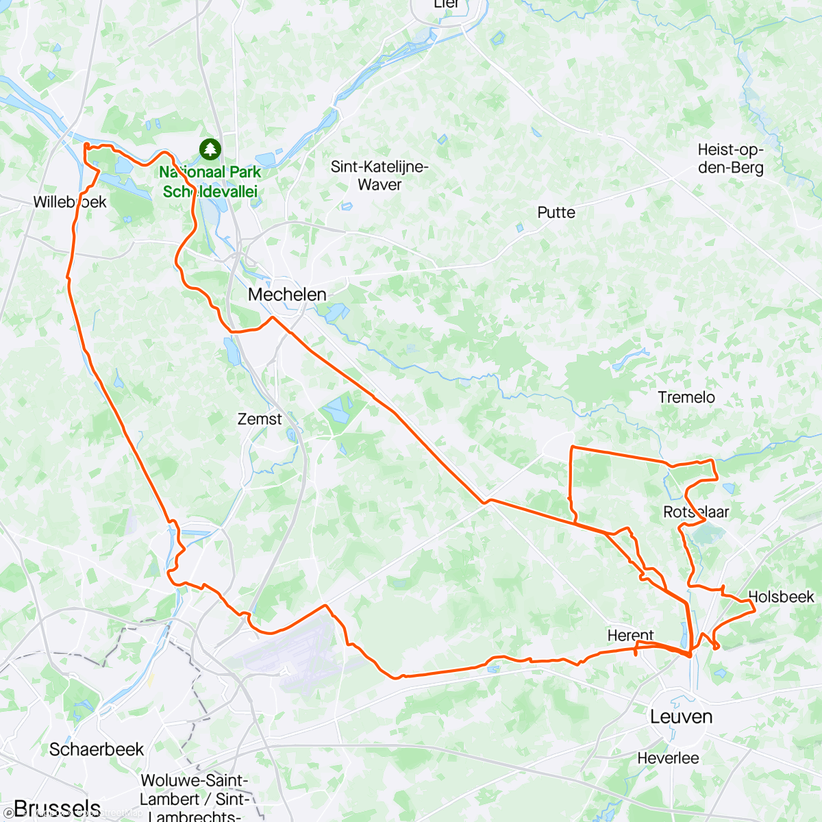 Карта физической активности (Johan and the TT-bike…)
