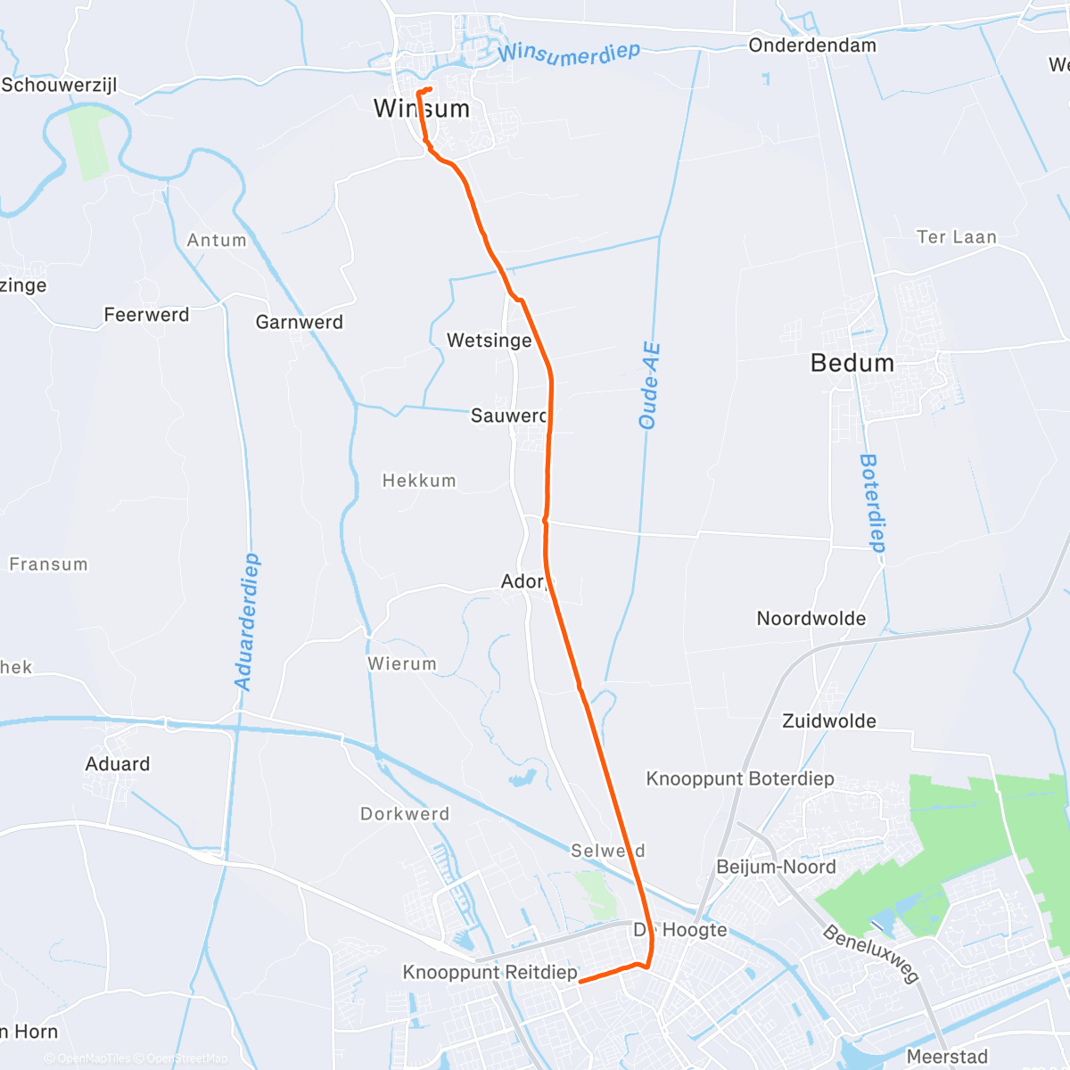 Map of the activity, De mooiste zichten zijn uit en vergezichten