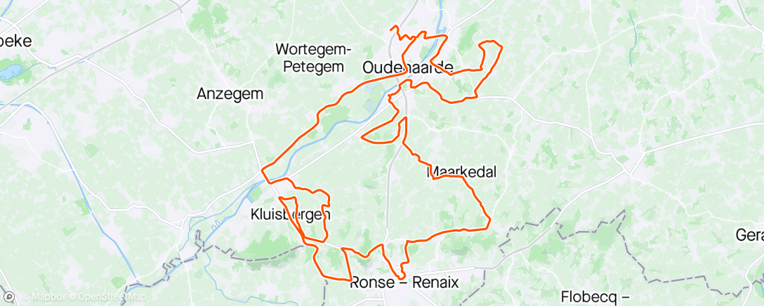 Map of the activity, Tour des Flandres 🇧🇪🍺
