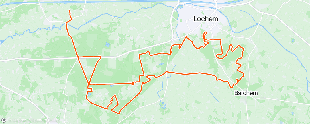 Map of the activity, Combi ritje Vorden-Lochem, heeerlijk hier