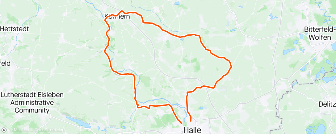 Map of the activity, BikeInsider