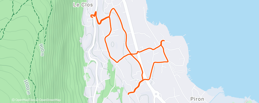 Map of the activity, 2 petits carrés