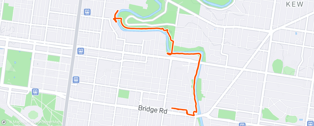 Map of the activity, Double into Gym