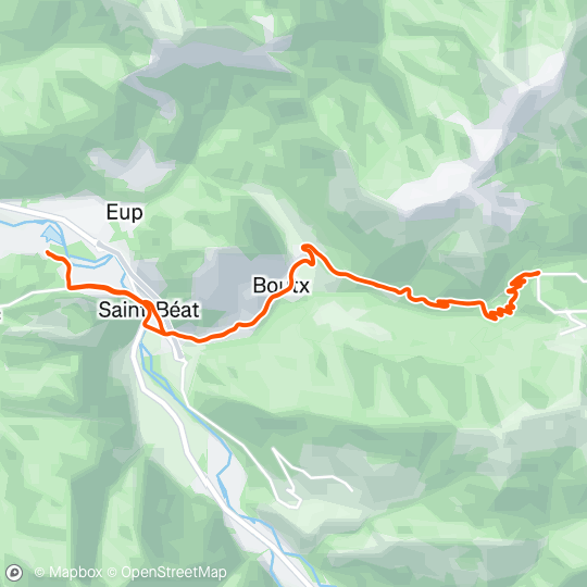 Carte de l'activité