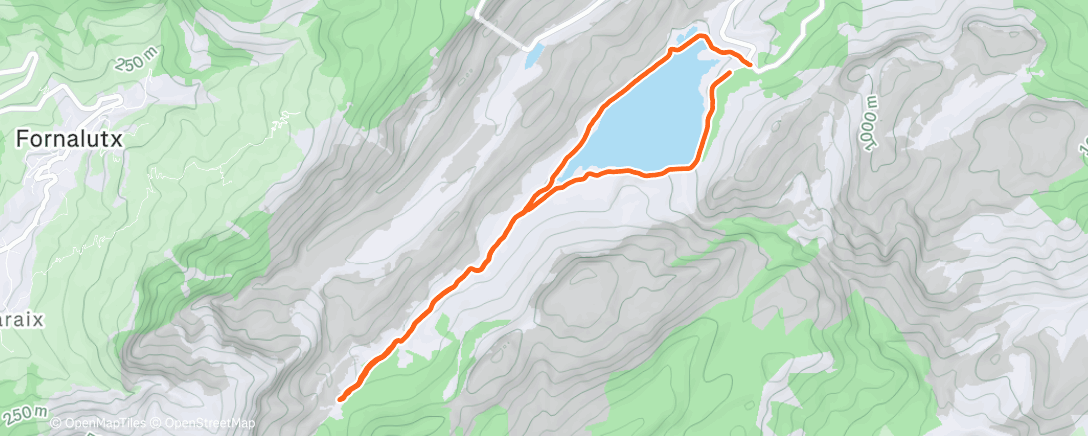 Map of the activity, Excursión de tarde