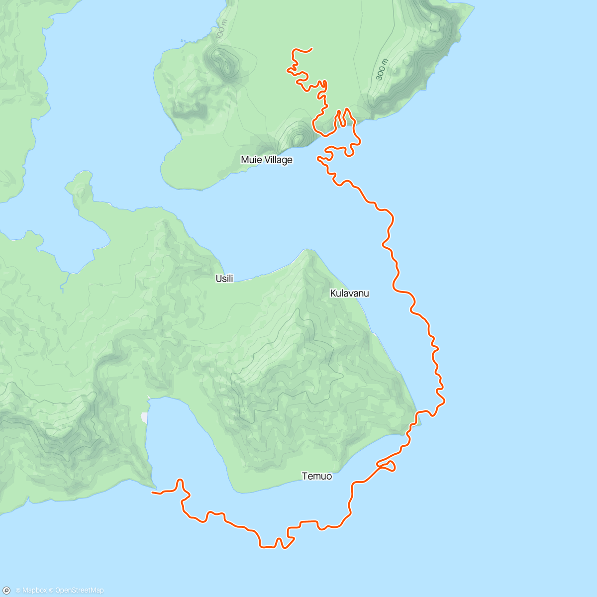 Mapa de la actividad (Zwift - 03. Cadence and Cruise in Watopia)