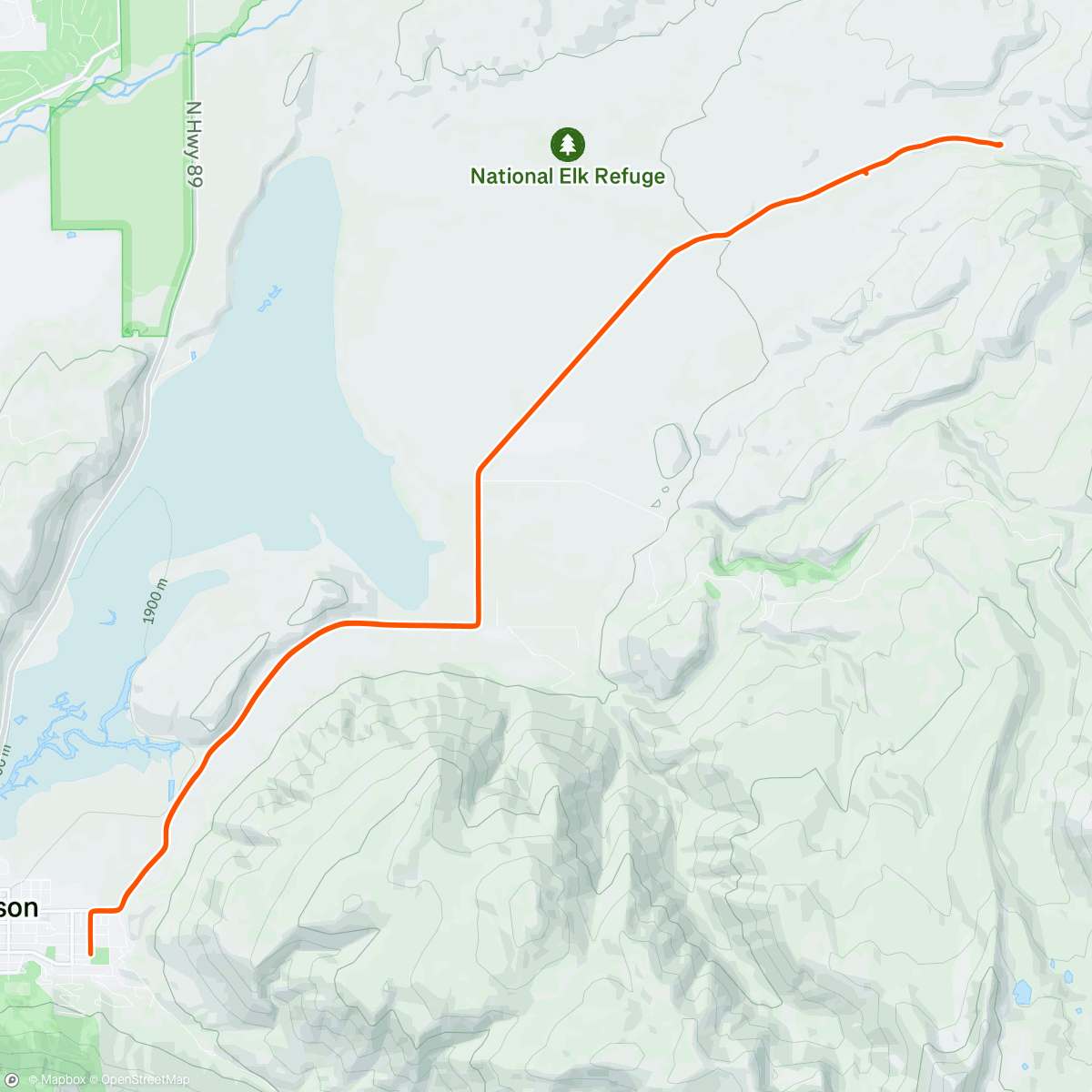 Map of the activity, Scenic Tour