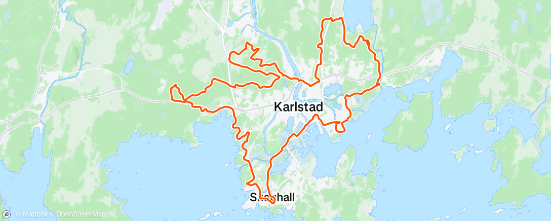 Map of the activity, MTB
