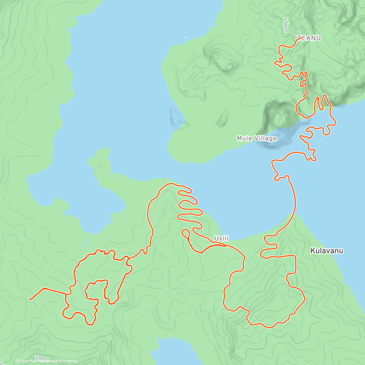 Map of the activity, Zwift - New Workout on Quatch Quest in Watopia