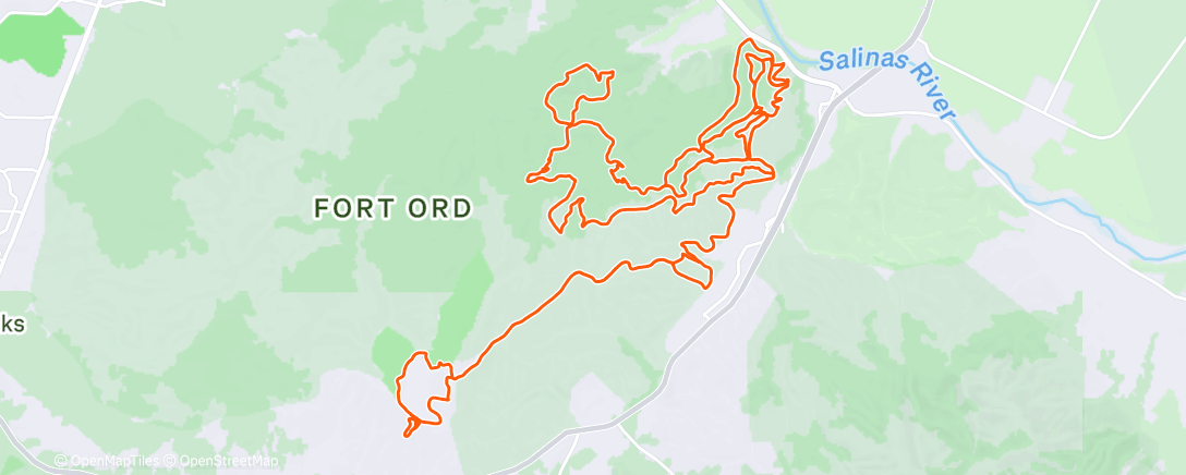 Map of the activity, Ord