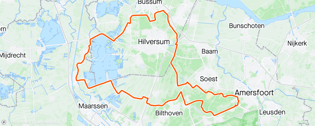 Map of the activity, Rondje langs de Vecht