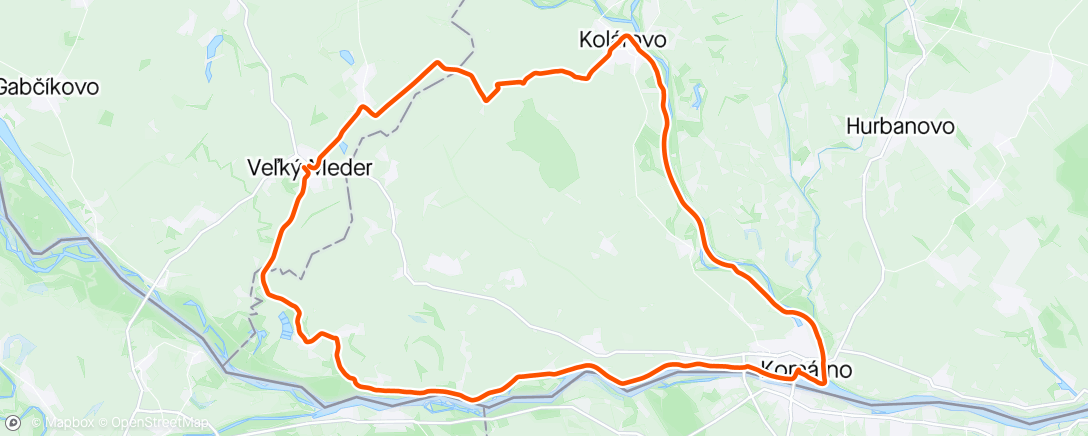 Map of the activity, ⛅ Windy Afternoon Ride