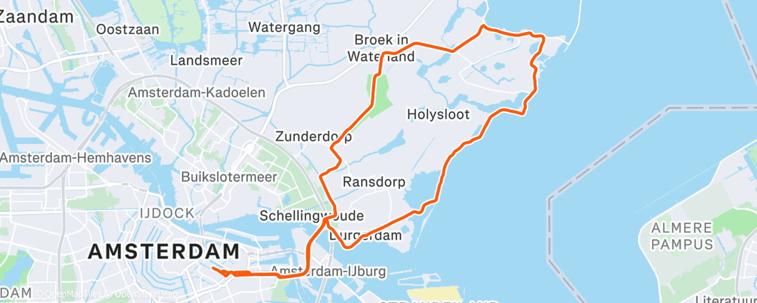 Map of the activity, Windy and cold 🥶