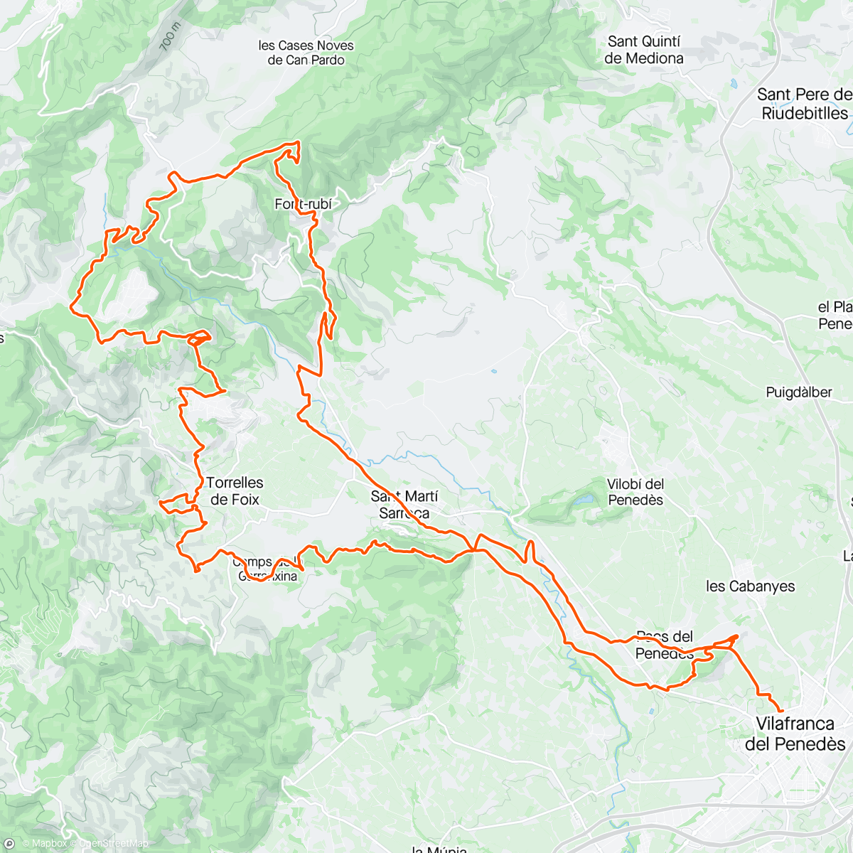 Map of the activity, Territorio E-Bike 🧗👌