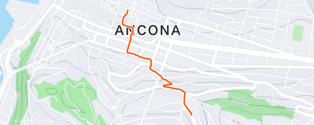 Карта физической активности (Camminata mattutina)