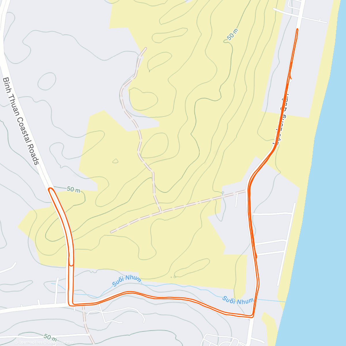 Карта физической активности (Дневной забег)