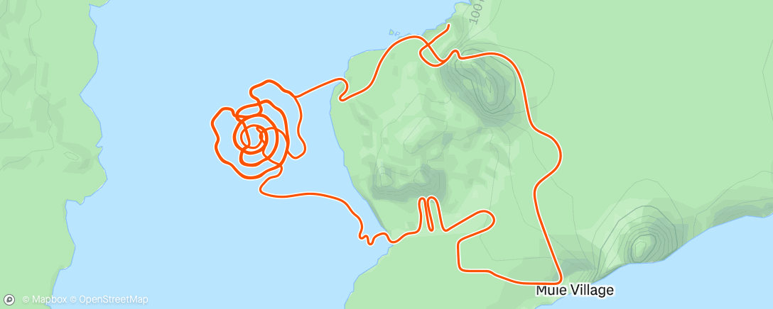 Map of the activity, Zwift - Group Ride: Stage 3: World Tour - Team Jayco AlUla (E) on Volcano Climb in Watopia
