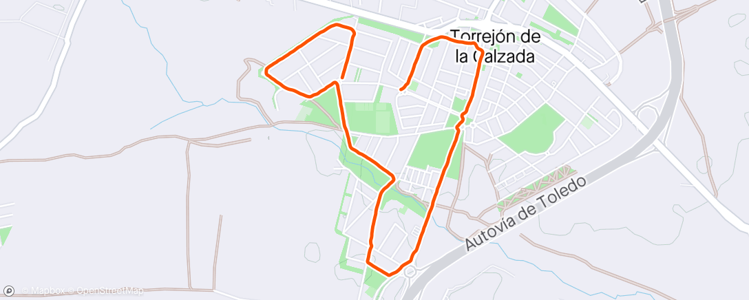 Карта физической активности (Caminata de noche)