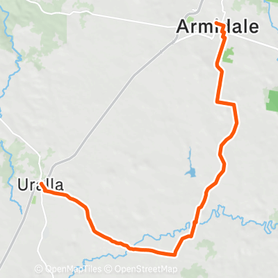 Armidale to Uralla | 41.1 km Gravel Riding Trail on Strava