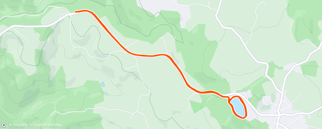 Mappa dell'attività Course à pied de nuit