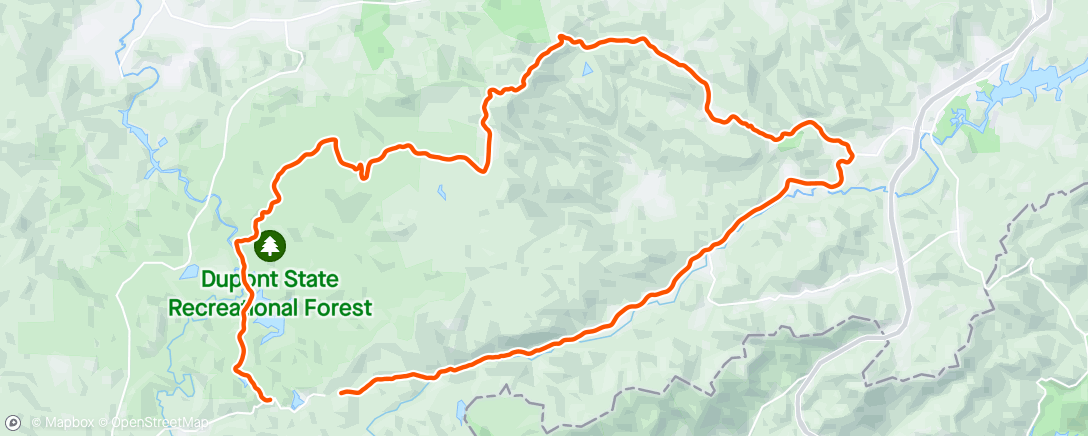 Map of the activity, Shredderday Graveling