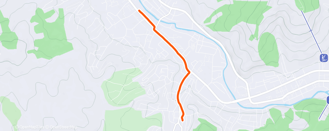 Map of the activity, Ночная ходьба