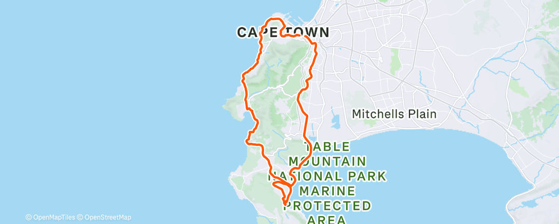 Map of the activity, Morning Ride