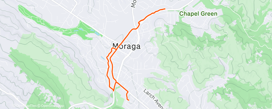 Map of the activity, Momjog