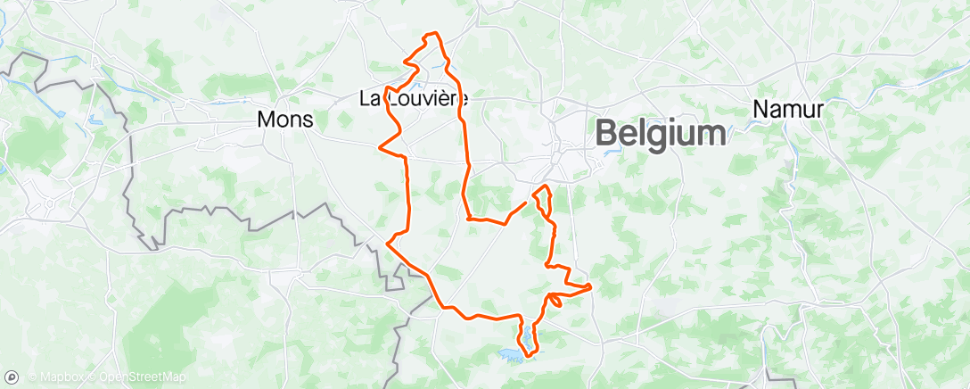 Карта физической активности (Circuit de Wallonie 🏠)