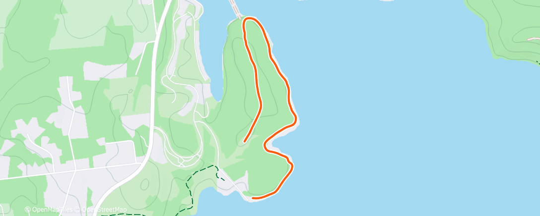 Map of the activity, Round Valley Reservoir