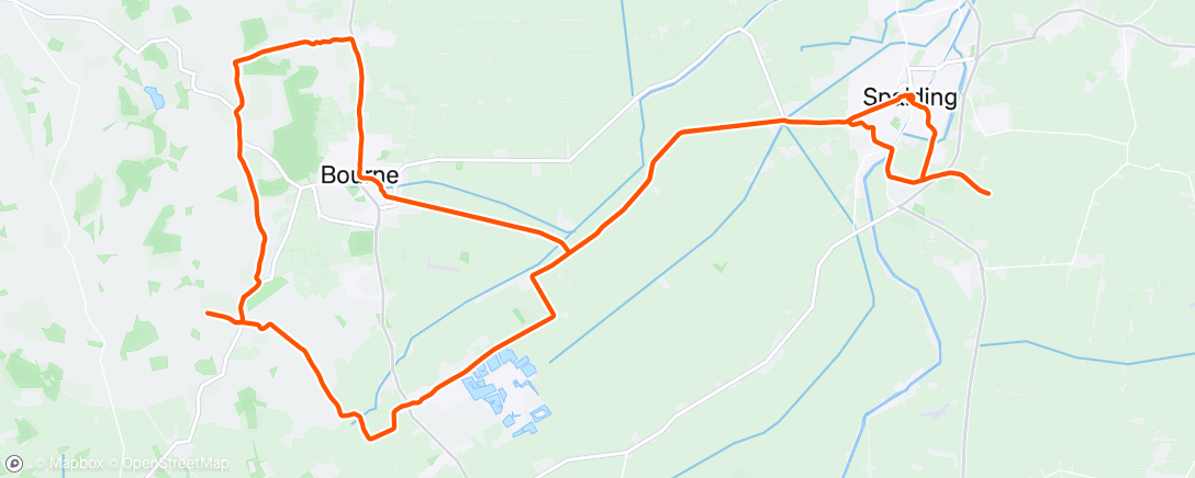 Map of the activity, Morning Ride