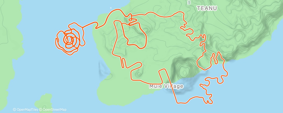 Map of the activity, Zwift 🚴