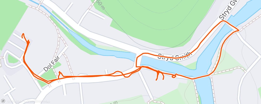 Map of the activity, Lunch Walk