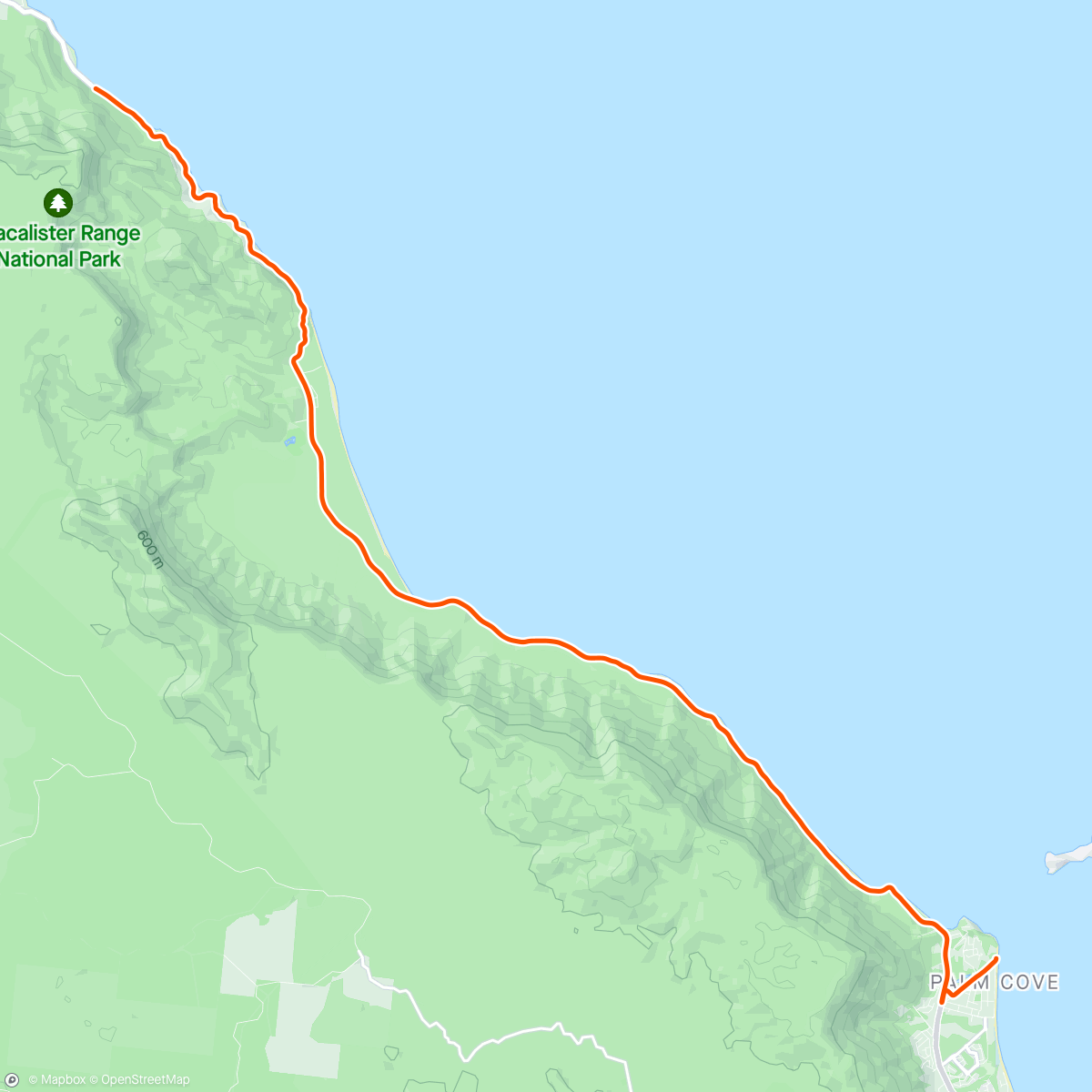 Map of the activity, 45' cool @FulGaz - IRONMAN Cairns