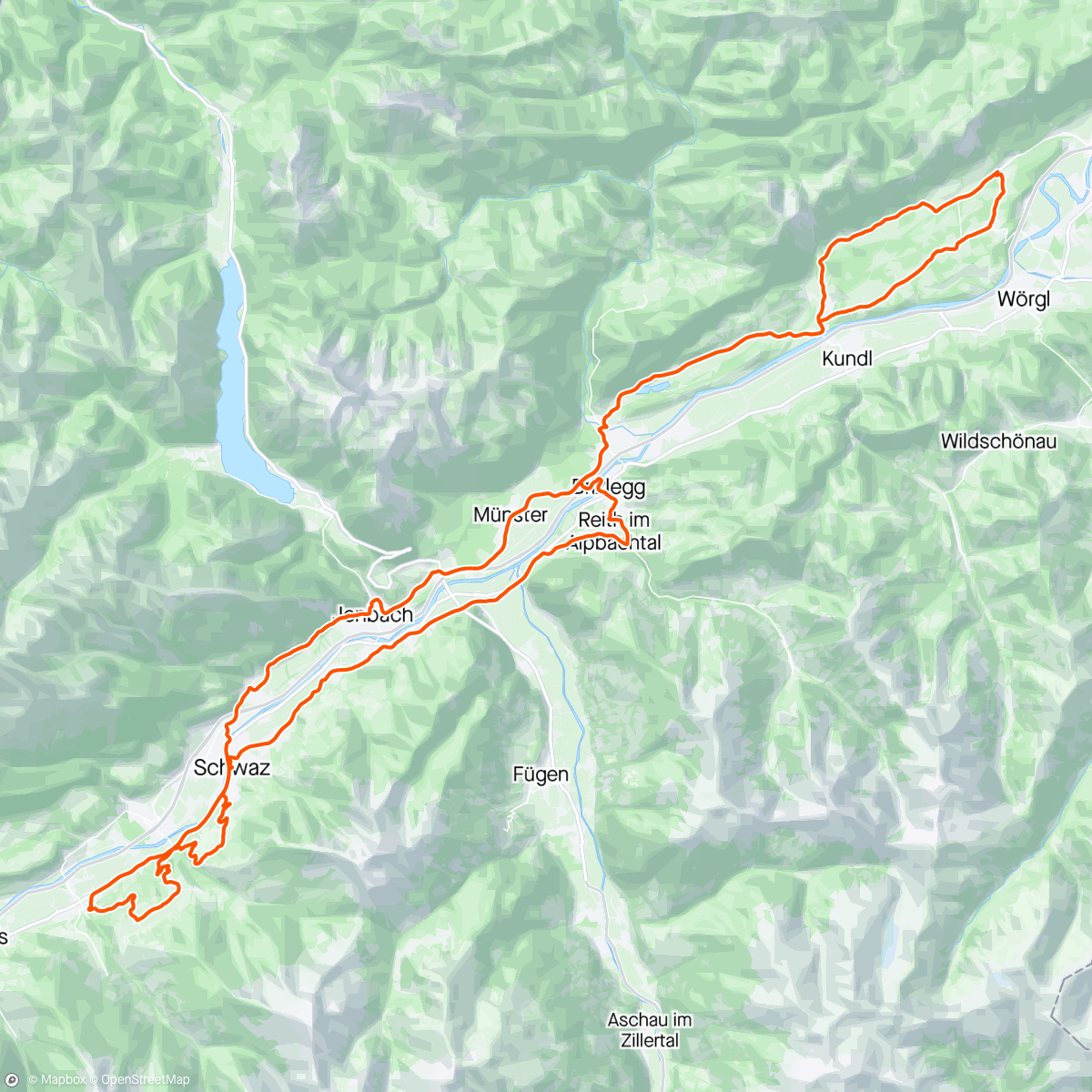 Map of the activity, Tour of Alps Stage 3 ( no time to enjoy here 🫣😵  ☔️ ❄️ 😵‍💫)